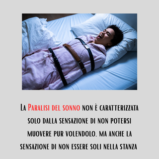 Paralisi del sonno: quando la mente si sveglia ma il corpo non risponde
